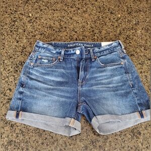 American Eagle Low Rise Jean Shorts
